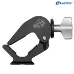 Leofoto BC-02 Stativadapter profielaanzicht van de klem met vergrendelknop