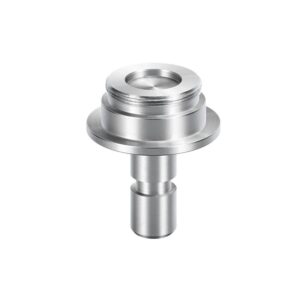 Leofoto S4 Stativadapter los productbeeld van de aluminium aansluitadapter.