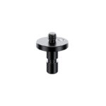 Leofoto S2 Stativadapter los productbeeld van de zwarte aansluitadapter met 1/4" schroefdraad.