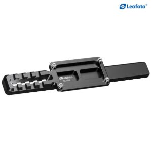 Leofoto GSA-180 Adapterschiene profielaanzicht van de lange rail met lage bouwhoogte