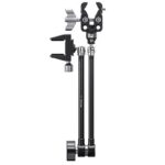 Leofoto AM-7 Articulatiearm complete set met articulatiearm en klemmen, volledig uitgeklapt