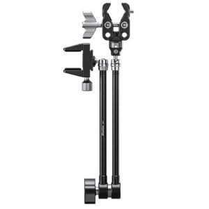 Leofoto AM-7 Articulatiearm complete set met articulatiearm en klemmen, volledig uitgeklapt