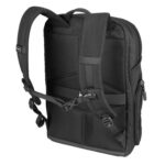 Dulepro City Backpack B420 V2 black achteraanzicht met gewatteerde rugbanden en bevestiging