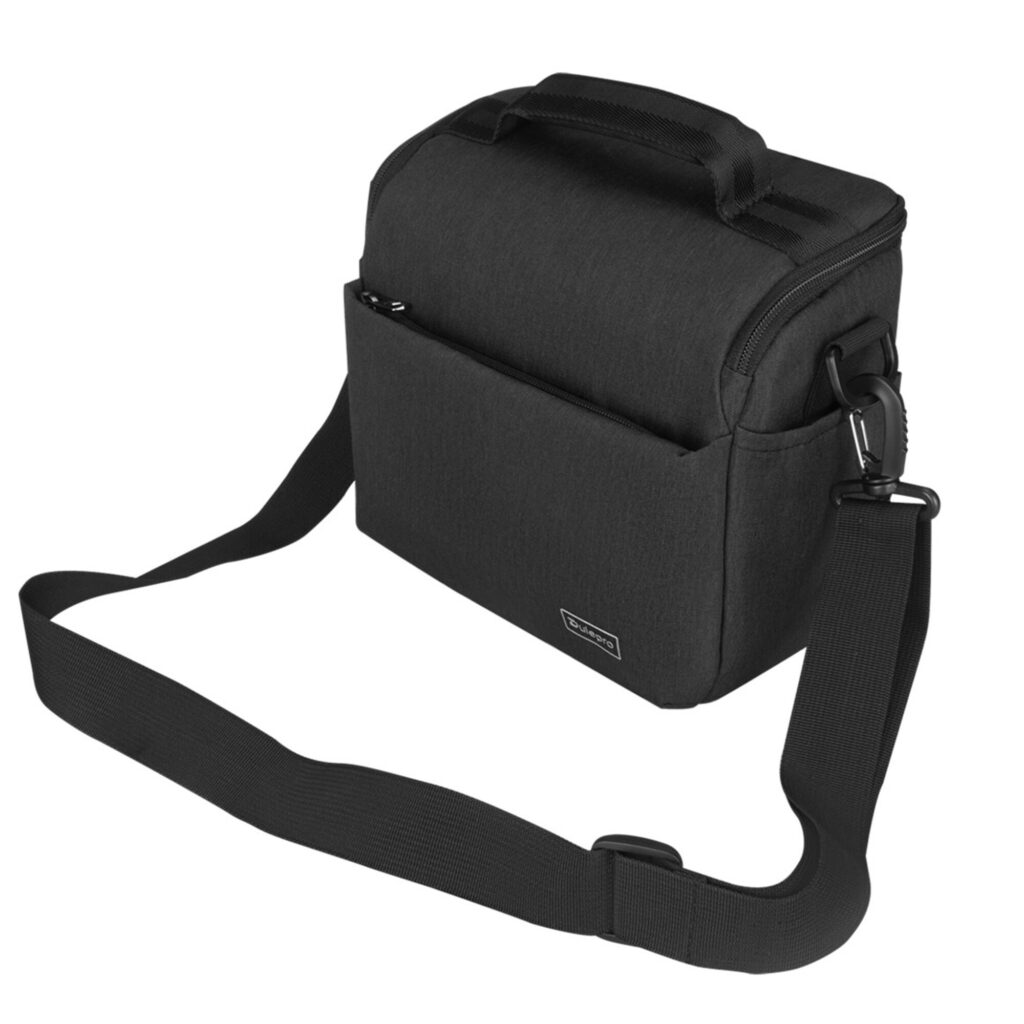 Dulepro Companion Shoulder Bag S18 zwart achteraanzicht met afneembare en verstelbare schouderband