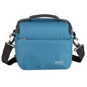 Dulepro Companion Shoulder Bag S22 blauw vooraanzicht met handgreep en verstelbare schouderband