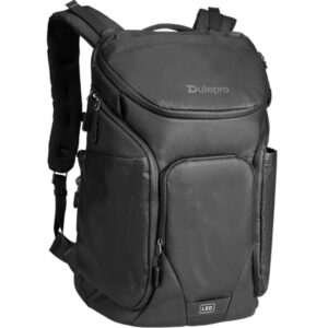 Dulepro Explorer Backpack B450N zijkant met zichtbare banden en toegangsvakken