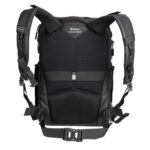 Dulepro Explorer Backpack B450N achterkant met borstgesp, gewatteerde draagriemen en heupriem