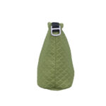 Dulepro Magic DSLR Storage Pouch groen zijaanzicht met sluitclip en afgeronde contour