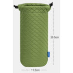 Dulepro Magic Lens Pouch L groen met afmetingen 26,5 x 11,5 cm aangeduid ter illustratie