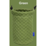 Dulepro Magic Lens Pouch L groen met labelaanduiding en rechtopstaand weergegeven