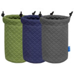 Dulepro Magic Lens Pouch S serie in groen, blauw en grijs als voorbeeld van kleurvarianten