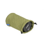 Dulepro Magic Lens Pouch S groen liggend met een lens zichtbaar in de geopende opening