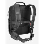Dulepro Top Backpack B450N V2 achterkant met gewatteerde rugzijde en opgevouwen heupgordel