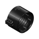 EP Arms Objectiefadapter 36mm RotoClip ZFHL schuin vooraanzicht van zwarte matte modulaire klemmadapter met zichtbare schroeven en logo.