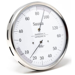 Fischer Weerstation Sauna thermohygrometer 160 mm