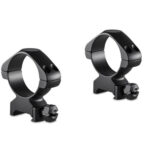 HAWKE Precisie stalen ringbevestigingen 34mm Weaver Laag met moer (2 stuks)