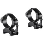 HAWKE Precisie ringbevestigingen van staal 34mm Weaver Laag met Quick Release hendel (2 stuks)