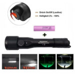 Maximtac HD-IR Multicolor + IR LED met 18650 batterij en helderheidsregeling 2% tot 100%