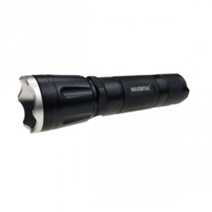 Maximtac IR-ophelder 940nm zijaanzicht met zwarte aluminium behuizing