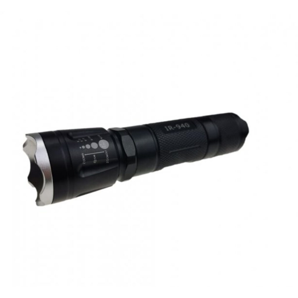 Maximtac IR-ophelder 940nm horizontaal liggend met gekartelde grip