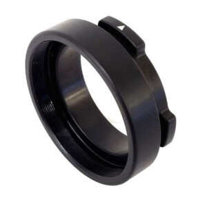 Rusan Objectiefadapter modulaire Rusan Connector adapterring in matzwart met vergrendellip en binnendraad