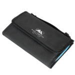 Summit-Creative Filterbag FB100-8 zwart vooraanzicht met logobedrukking en ritssluiting