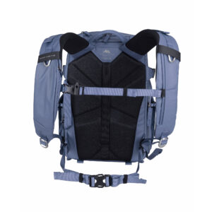 Summit-Creative Metropolis Rugzak 16 l blauw achterkant met gevoerd rugpaneel, schouderbanden en borstgesp