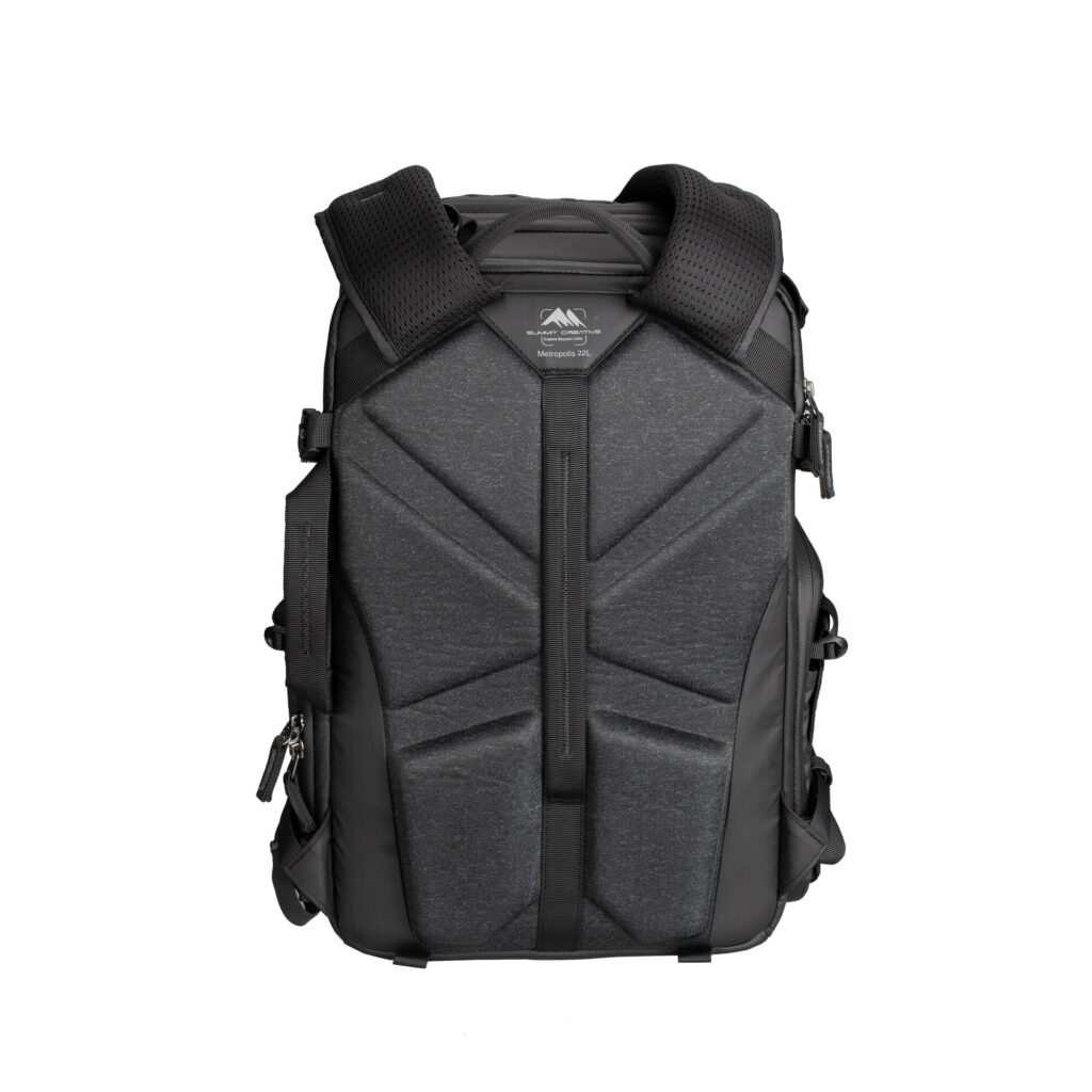Summit-Creative Metropolis Backpack 22l black afneembare heupriem los afgebeeld met gesp