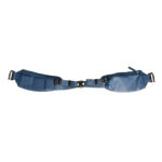 Summit-Creative Metropolis Backpack 26l zwart volledig geopend bovenaanzicht met blauwe interieurindeling