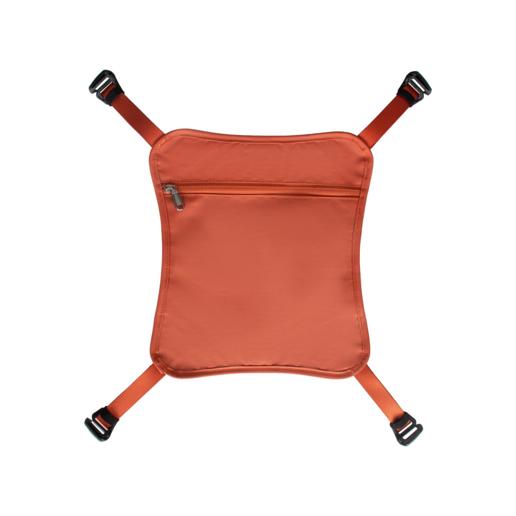 Summit-Creative Molleplate oranje-achterzijde met verborgen vak en bevestigingsriemen