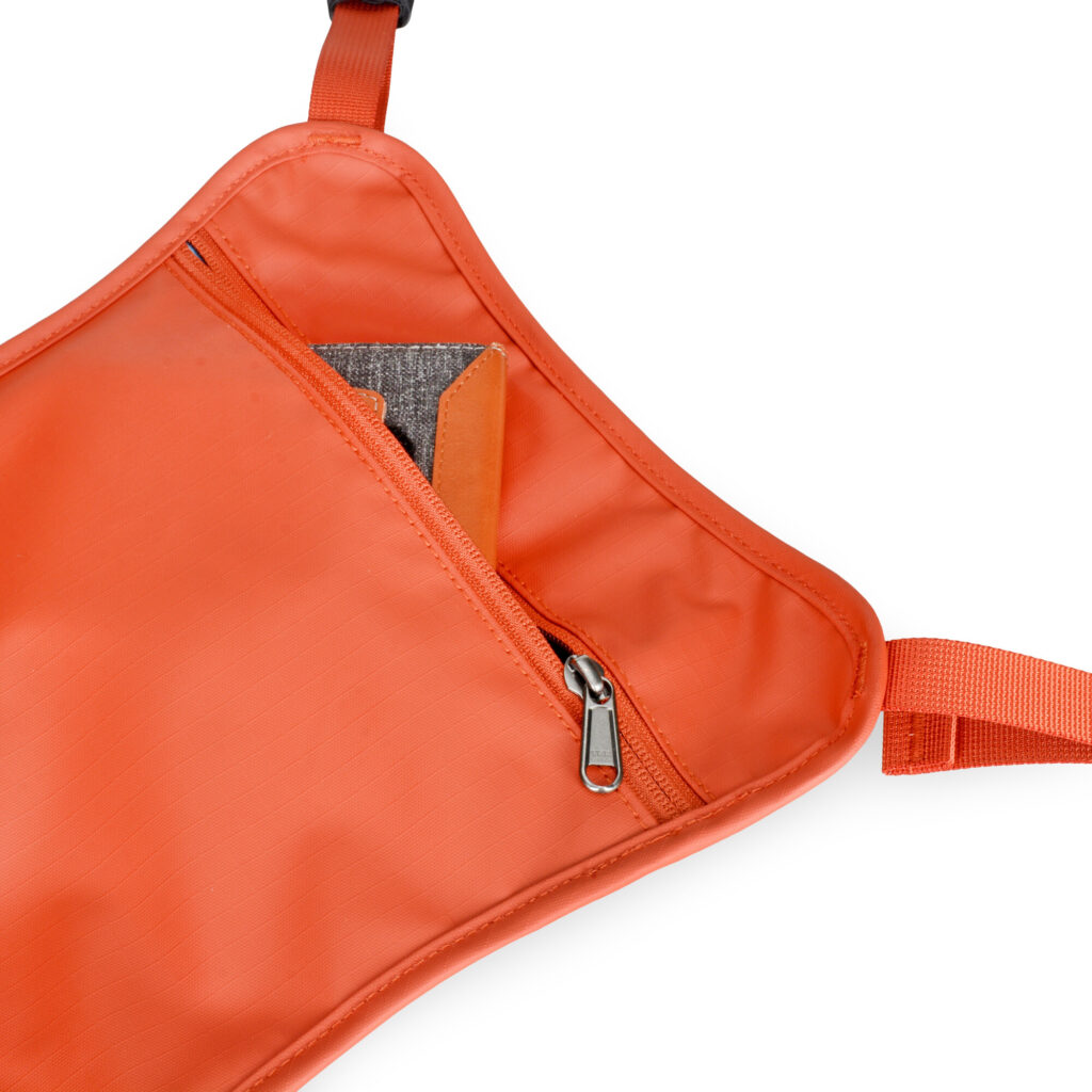 Summit-Creative Molleplate oranje open vak met binnenvoering en ritssluiting