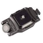 Summit-Creative Speedyclip titanium clip met gemonteerde snelkoppelingsplaat en draaiknop aan zijkant