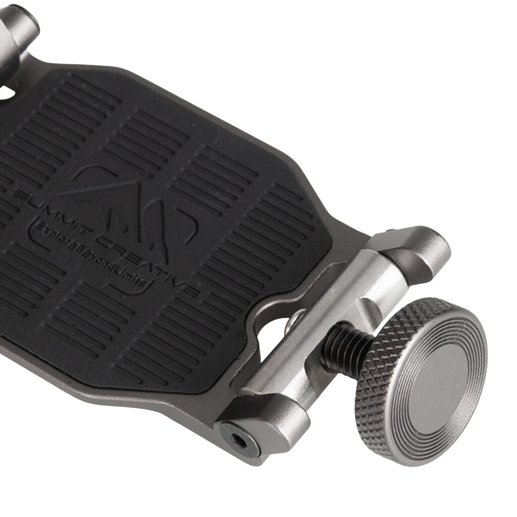 Summit-Creative Speedyclip bovenaanzicht van houder met antislip laag en schroefmechanisme