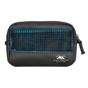 Summit-Creative Storage Bag 1L zwart vooraanzicht met netvenster en wit logo