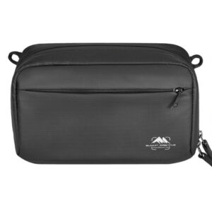 Summit-Creative Storage Bag 2L zwart vooraanzicht met ritssluiting en logo op de voorkant
