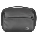 Summit-Creative Storage Bag 3L zwart vooraanzicht met ritsvak en logo op de voorkant