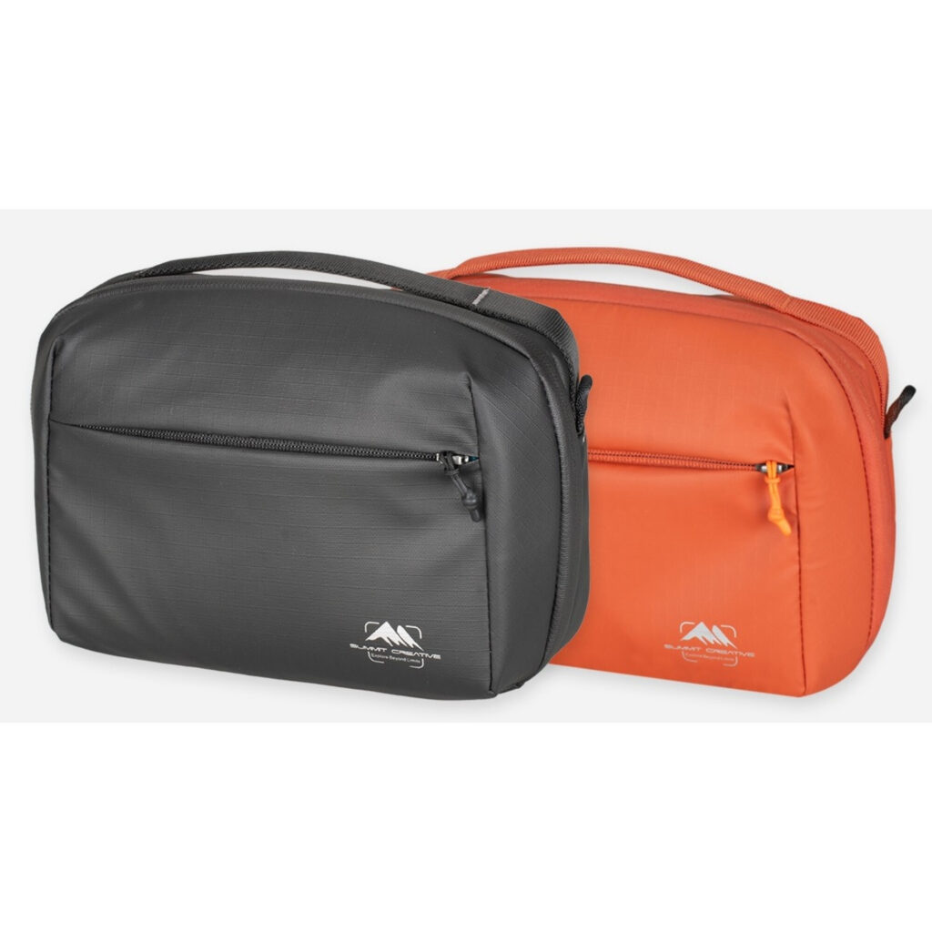 Summit-Creative Storage Bag 3L zwart en oranje opbergtassen naast elkaar met bovenhandgrepen