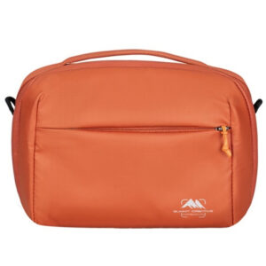Summit-Creative Storage Bag oranje vooraanzicht met ritsvak, draaggreep en minimalistisch ontwerp