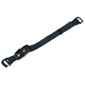 Summit-Creative Tenzing BStraps blauwe bevestigingsriem volledig uitgestrekt met kunststof sluitclip