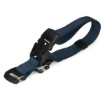 Summit-Creative Tenzing BStraps blauwe riem met detailweergave van kliksluiting en geweven band