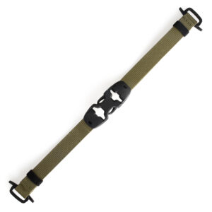 Summit-Creative Tenzing FStrap army green diagonaal weergegeven met gesp in detail