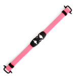 Summit-Creative Tenzing FStrap roze riem in diagonale weergave met gespdetails