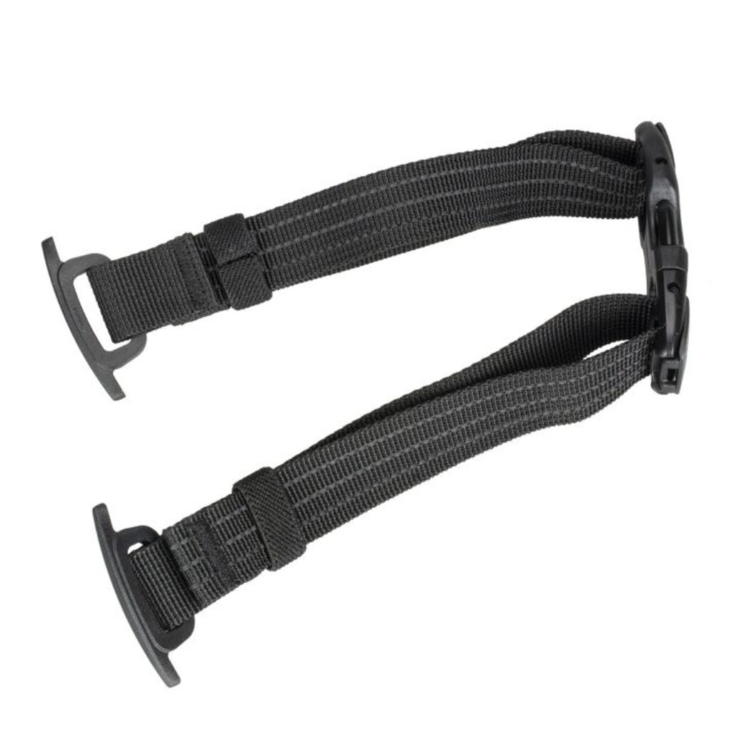 Summit-Creative Tenzing FStrap zwart-reflecterend close-up van verstelbare riem met bevestigingsclip