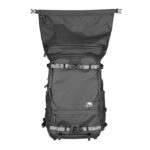Summit-Creative Tenzing Rolltop Backpack bovenaanzicht met uitgerold rolltop-vak geopend