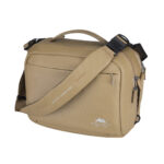 Summit-Creative Tenzing Shoulder Bag champagne zijaanzicht met verstelbare schouderriem