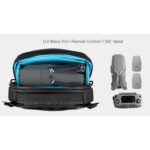 Summit-Creative Shoulder Bag champagnekleur gevuld met DJI drone, accessoires en tabletvak