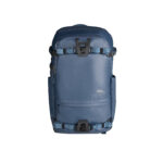 Summit-Creative Tenzing Backpack blauw vooraanzicht met compressieriemen en ritssluiting