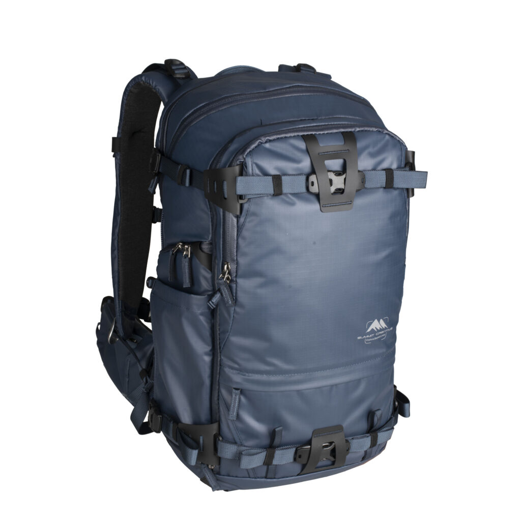 Summit-Creative Tenzing Backpack zijaanzicht met multifunctionele heupriem