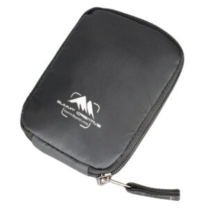 Summit-Creative Bottle Bag zwart vooraanzicht met ritssluiting en logo