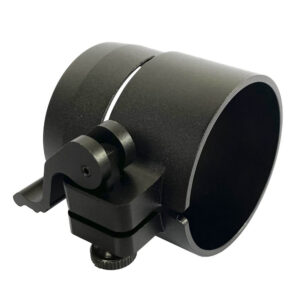 Sytong Oculairadapter vooraanzicht van 45 mm klemadapter met quick-hendel en stelknop